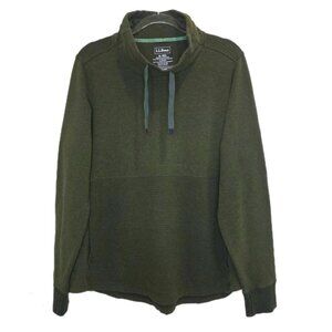 1398 L.L.Bean Soft&Cozy High Neck Long Sleeve Pullover Sweatshirt Sz.XL Womens